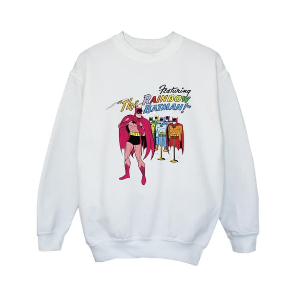 DC Comics Pojkar Batman Comic Cover Rainbow Batman Sweatshirt
