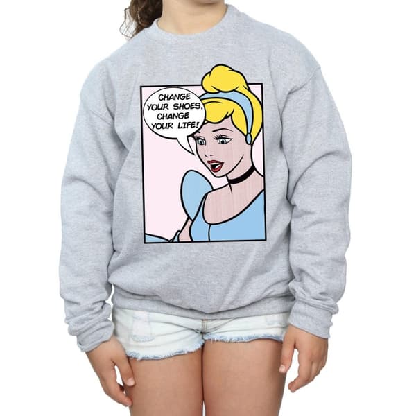 Disney Princess Girls Cinderella Pop Art Sweatshirt