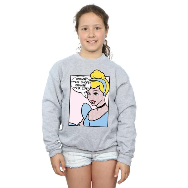 Disney Princess Girls Cinderella Pop Art Sweatshirt