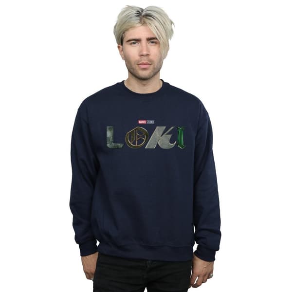 Marvel Sweatshirt med Loki-logga, herr