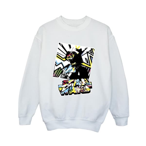 Star Wars Boys Vader Water Colour Pop Art Sweatshirt