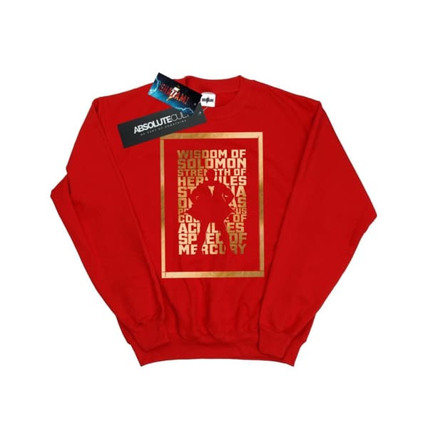 DC Comics Sweatshirt med guldtext från Shazam - dam/dam
