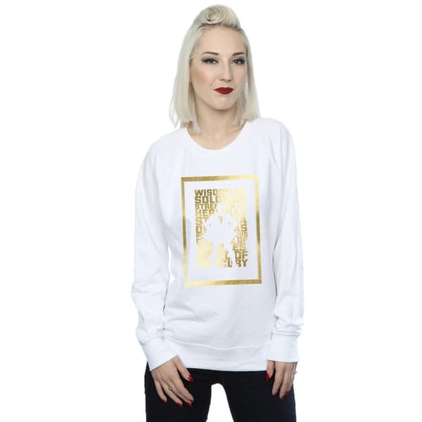 DC Comics Sweatshirt med guldtext från Shazam - dam/dam