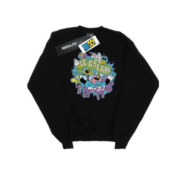 DC Comics Mens Teen Titans Go Ice Cream Sweatshirt