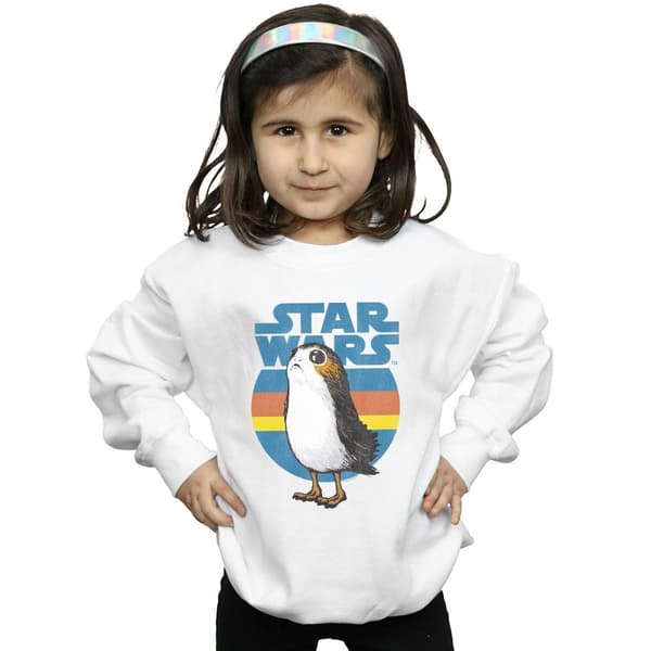 Star Wars Sweatshirt med Porg från De sista jediriddarna för flickor