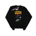 Miniatyrbillede 1 af 3: Marvel Womens/Ladies Captain Marvel Space Pose Sweatshirt