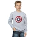 Miniatyrbild 2 av 3: Marvel Sweatshirt med splattersköld från Captain America för pojkar