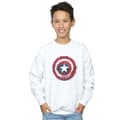 Miniatyrbild 2 av 3: Marvel Sweatshirt med splattersköld från Captain America för pojkar