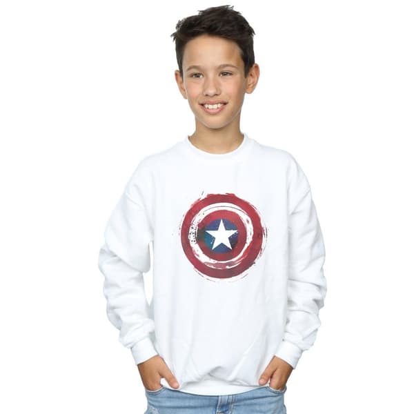 Marvel Sweatshirt med splattersköld från Captain America för pojkar