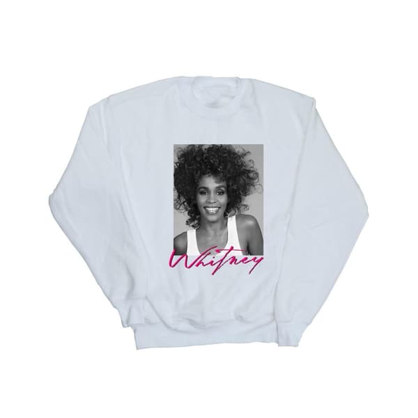Whitney Houston Girls Smile Photograph Sweatshirt