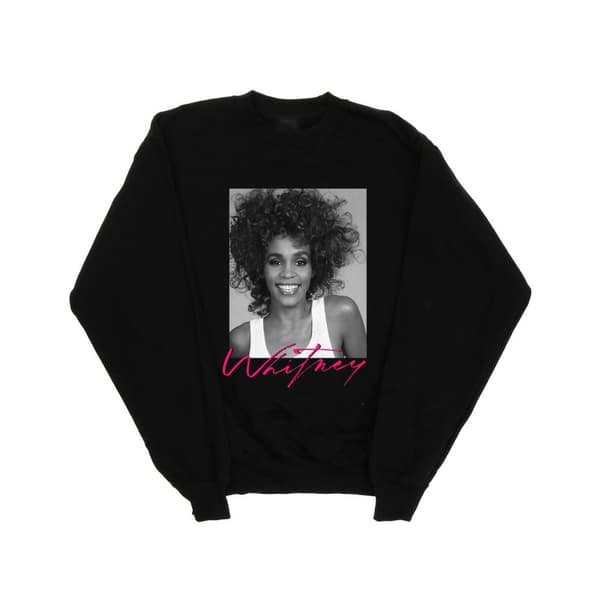 Whitney Houston Girls Smile Photograph Sweatshirt