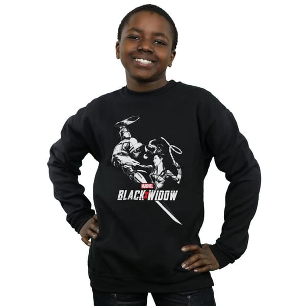 Marvel Boys Black Widow Movie Taskmaster Battle Sweatshirt
