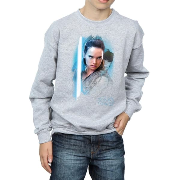 Star Wars Boys The Last Jedi Rey Brushed Sweatshirt