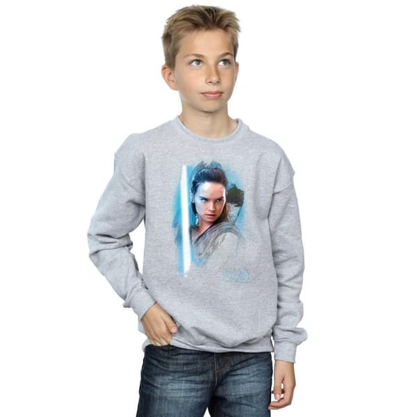 Star Wars Boys The Last Jedi Rey Brushed Sweatshirt