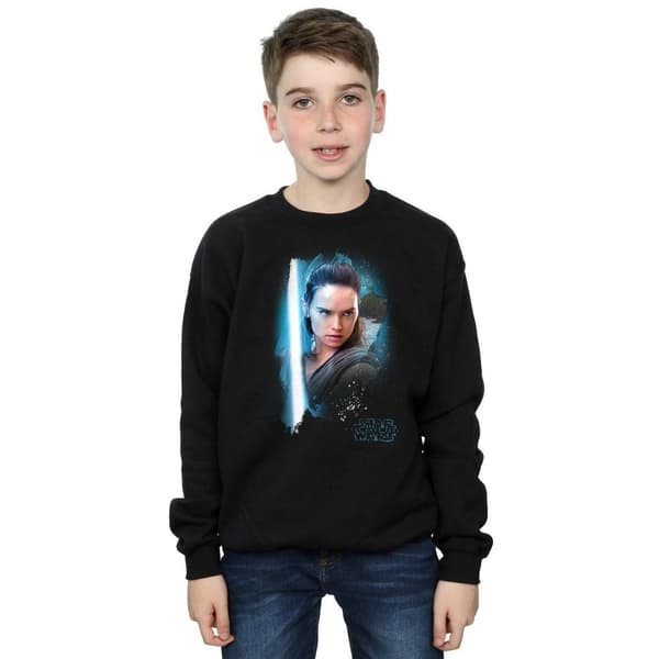 Star Wars Boys The Last Jedi Rey Brushed Sweatshirt