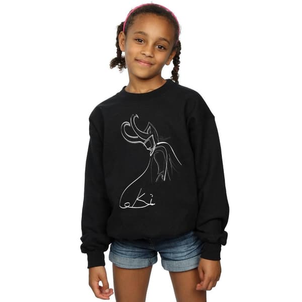 Marvel Girls Loki Lines Sweatshirt
