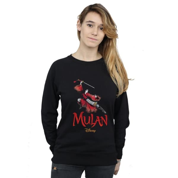 Disney Mulan Movie Pose - Sweatshirt för damer/kvinnor