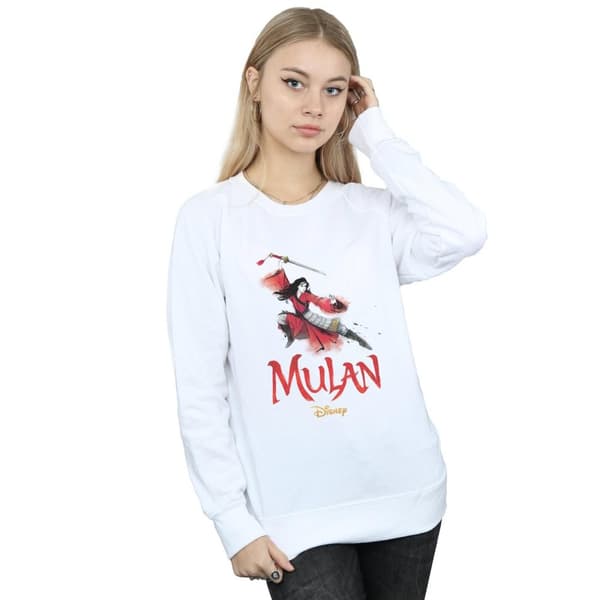 Disney Mulan Movie Pose - Sweatshirt för damer/kvinnor