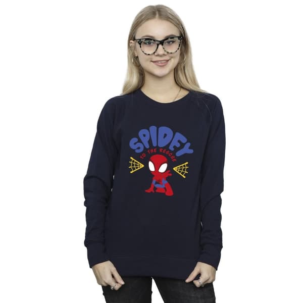 Marvel Womens/Ladies Spidey And His Amazing Friends Rescue Sweatshirt