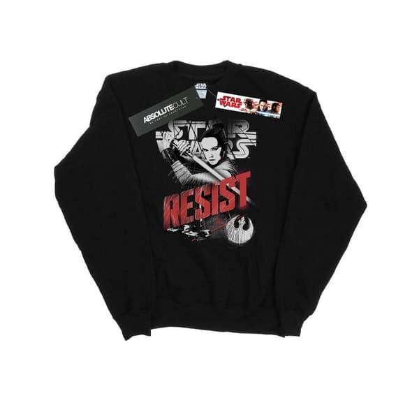 Star Wars Mens The Last Jedi Rey Resist Sweatshirt
