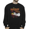 Miniatyrbillede 3 af 4: Disney Mens Mickey Mouse Smash Guitar Rock Sweatshirt