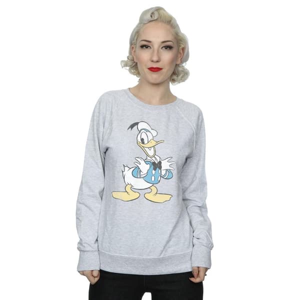 Disney Womens/Ladies Donald Duck Posing Sweatshirt