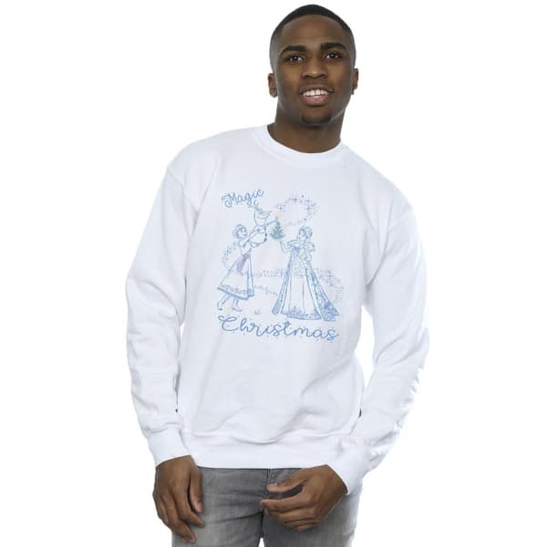 Disney Mens Frozen Magic Christmas Sweatshirt