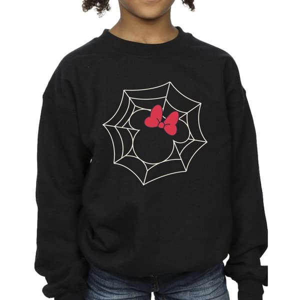 Disney Girls Minnie Mouse Spider Web Sweatshirt