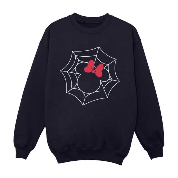 Disney Girls Minnie Mouse Spider Web Sweatshirt