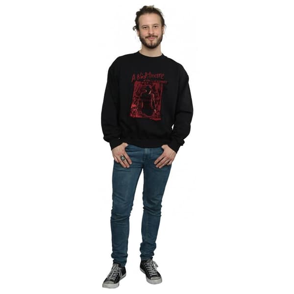 A Nightmare On Elm Street Mens Freddy Silhouette Sweatshirt