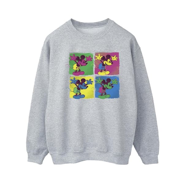 Disney Womens/Ladies Mickey Mouse Pop Art Sweatshirt