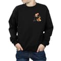 Miniatyrbild 3 av 5: Janis Joplin Sweatshirt med blommig fuskficka för pojkar