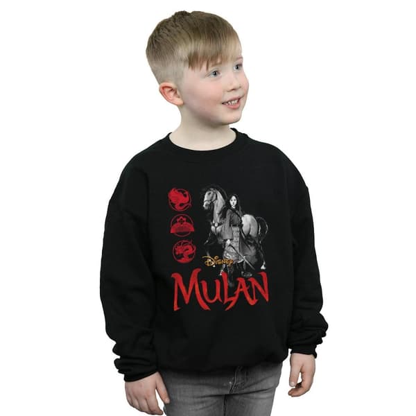 Disney Boys Mulan Movie Horse Pose Sweatshirt