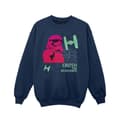 Miniatyrbillede 1 af 3: Star Wars Girls First Order Stormtrooper Neon Sweatshirt