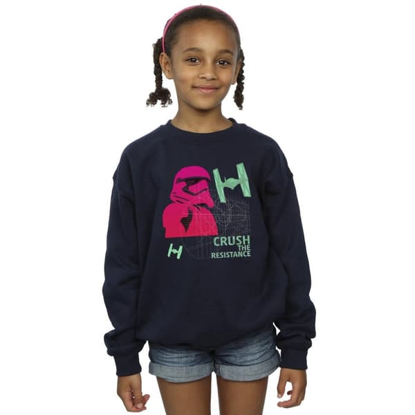 Star Wars Girls First Order Stormtrooper Neon Sweatshirt