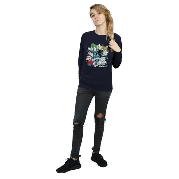 Marvel Womens/Ladies Christmas Black Widow Sweatshirt