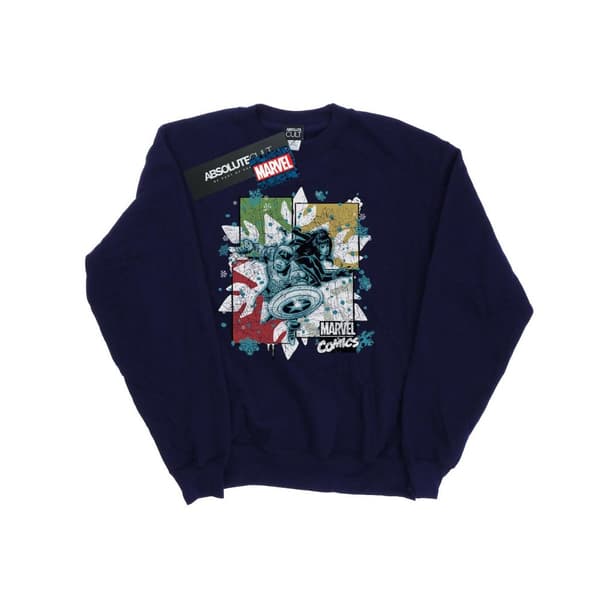 Marvel Womens/Ladies Christmas Black Widow Sweatshirt