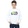 Miniatyrbild 2 av 3: Star Wars Sweatshirt med testkortslogotyp för pojkar