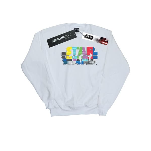 Star Wars Sweatshirt med testkortslogotyp för pojkar