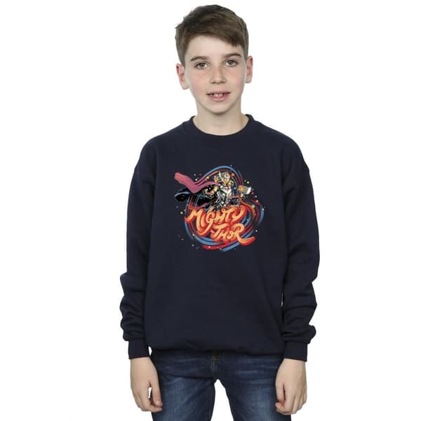 Marvel Boys Thor Love And Thunder Mighty Thor Swirl Sweatshirt