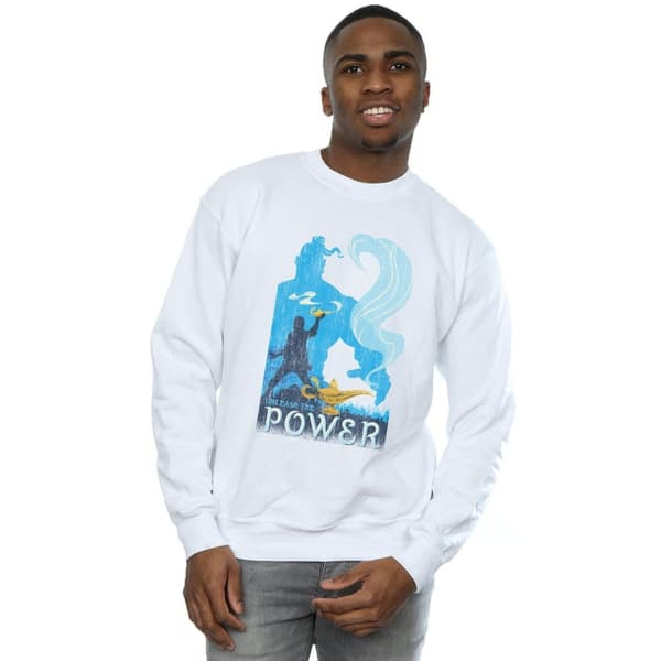 Disney Mens Aladdin Movie Unleash The Power Sweatshirt