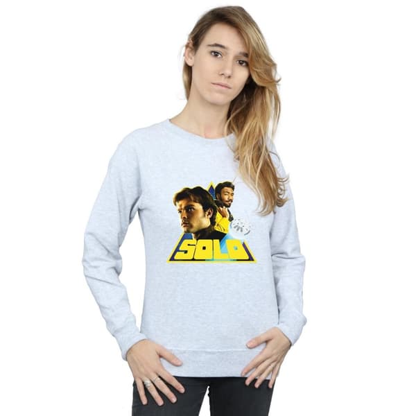 Star Wars Kvinnor/Ladies Solo Retro Triangle Sweatshirt