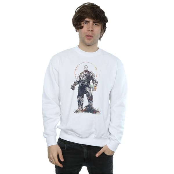 Marvel Mens Avengers Infinity War Thanos Sketch Sweatshirt