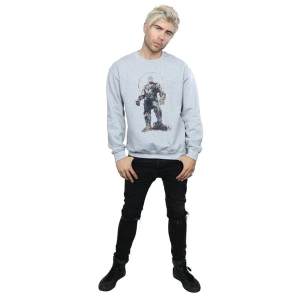 Marvel Mens Avengers Infinity War Thanos Sketch Sweatshirt