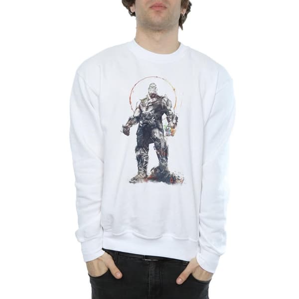 Marvel Mens Avengers Infinity War Thanos Sketch Sweatshirt