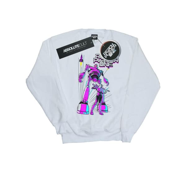 Ready Player One Sweatshirt med texten Iron Giant And Art3mis för herrar