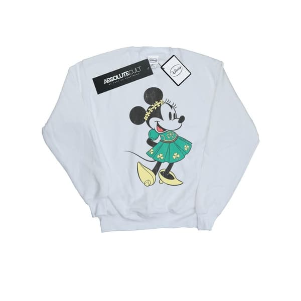 Disney Girls Minnie Mouse St Patrick´s Day Costume Sweatshirt