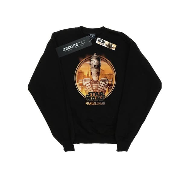 Star Wars Mens The Mandalorian IG-11 Framed Sweatshirt Black S