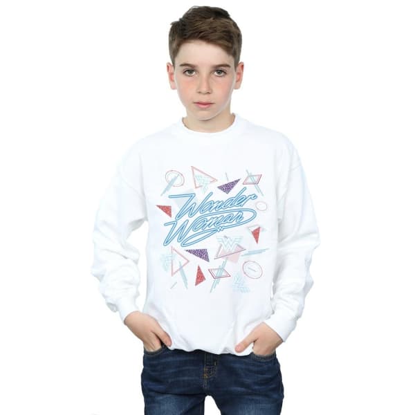 DC Comics Boys Wonder Woman 84 80s Mix Sweatshirt