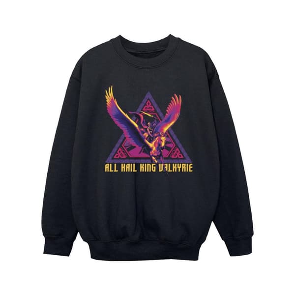 Marvel Girls Thor Love And Thunder All Hail Valkyrie Sweatshirt